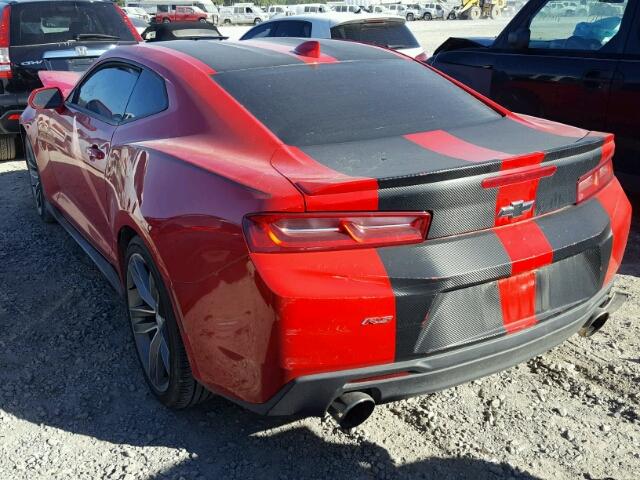 1G1FD1RSXG0182883 - 2016 CHEVROLET CAMARO LT RED photo 3