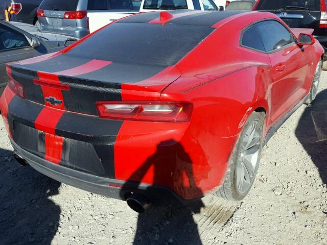 1G1FD1RSXG0182883 - 2016 CHEVROLET CAMARO LT RED photo 4