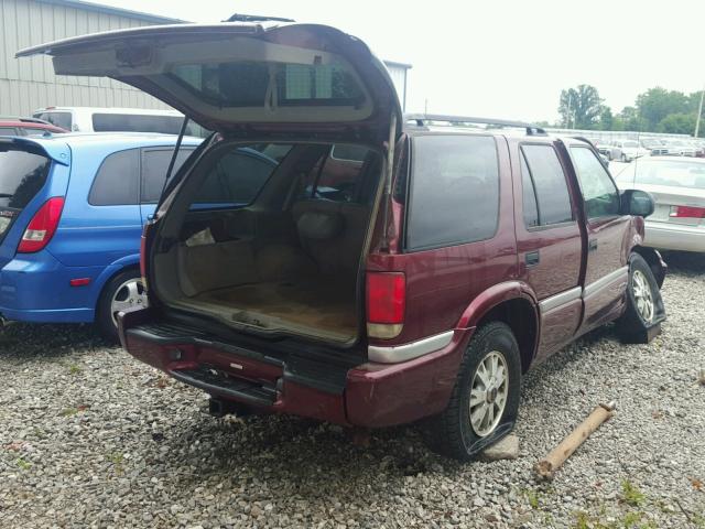 1GKDT13W7Y2166955 - 2000 GMC JIMMY / EN MAROON photo 4