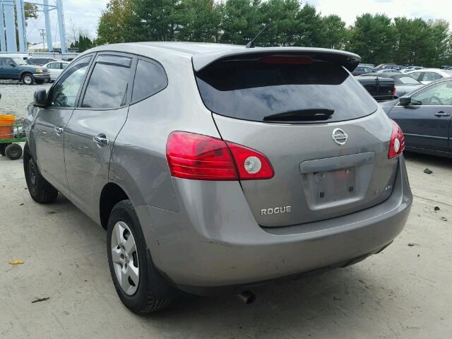 JN8AS5MV4AW101871 - 2010 NISSAN ROGUE S GRAY photo 3