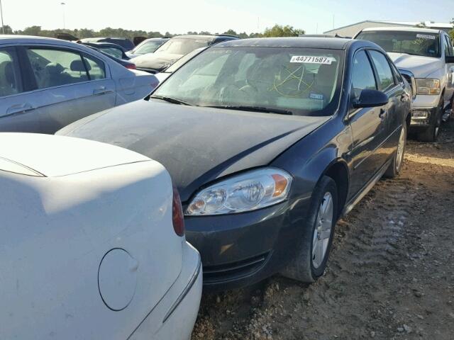 2G1WB5E3XE1144793 - 2014 CHEVROLET IMPALA LIM GRAY photo 2