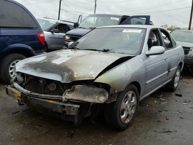 3N1CB51D54L898242 - 2004 NISSAN SENTRA SILVER photo 2