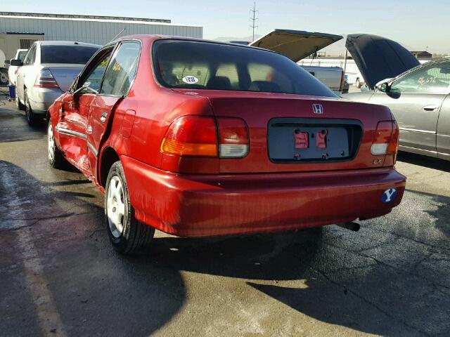 1HGEJ6574WL011247 - 1998 HONDA CIVIC LX MAROON photo 3