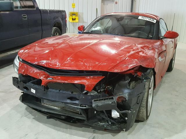 WBALL5C52EJ105307 - 2014 BMW Z4 SDRIVE2 RED photo 2