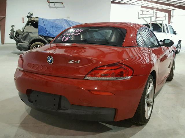WBALL5C52EJ105307 - 2014 BMW Z4 SDRIVE2 RED photo 4