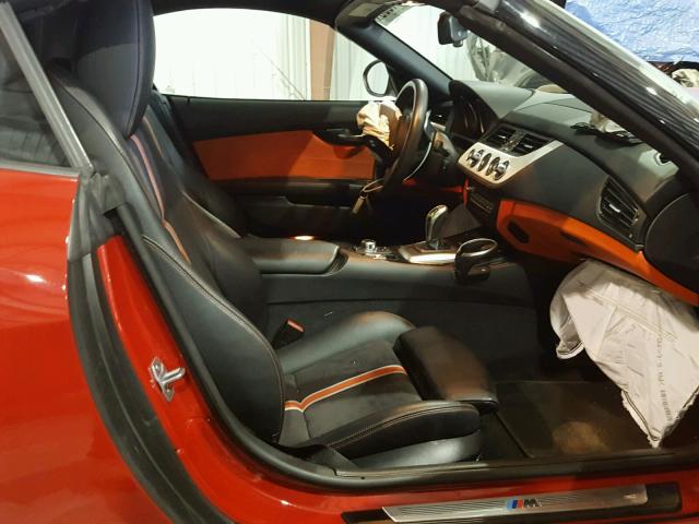 WBALL5C52EJ105307 - 2014 BMW Z4 SDRIVE2 RED photo 5