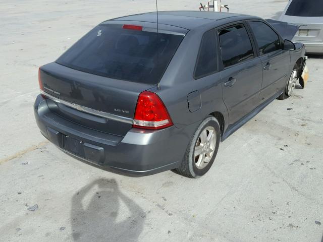 1G1ZT62894F231799 - 2004 CHEVROLET MALIBU MAX GRAY photo 4