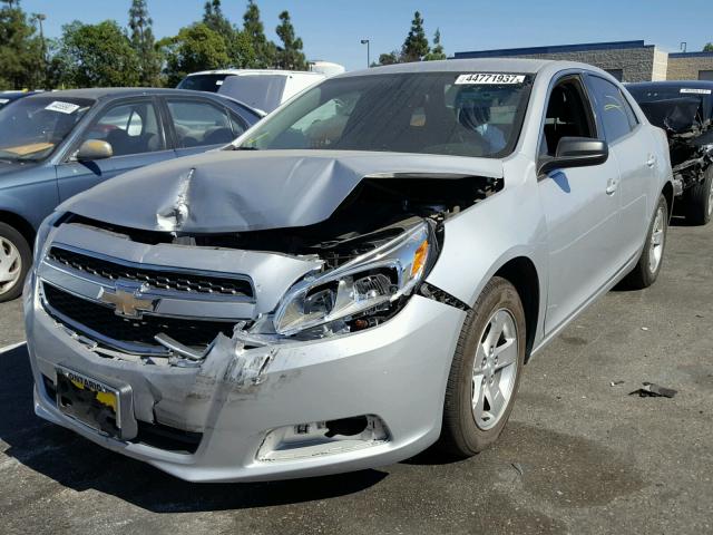 1G11B5SA9DF302819 - 2013 CHEVROLET MALIBU LS SILVER photo 2