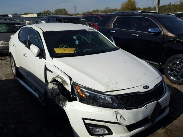 5XXGM4A73EG315452 - 2014 KIA OPTIMA LX WHITE photo 1