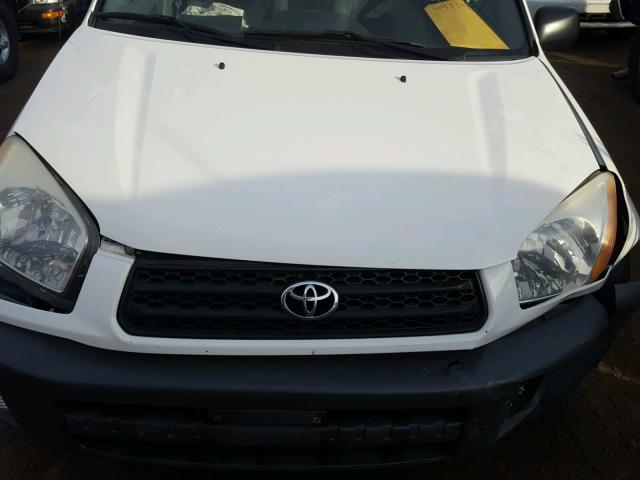 JTEHH20V510054734 - 2001 TOYOTA RAV4 WHITE photo 7