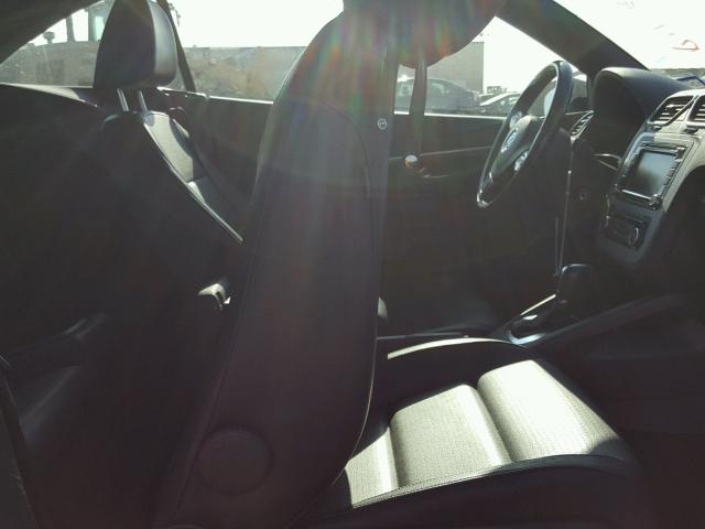 WVWBW7AH2CV017944 - 2012 VOLKSWAGEN EOS KOMFOR 黑色 照片 5