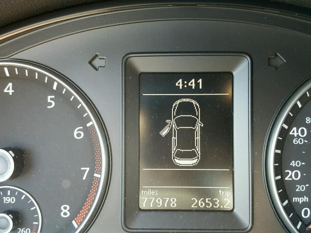 WVWBW7AH2CV017944 - 2012 VOLKSWAGEN EOS KOMFOR 黑色 照片 8