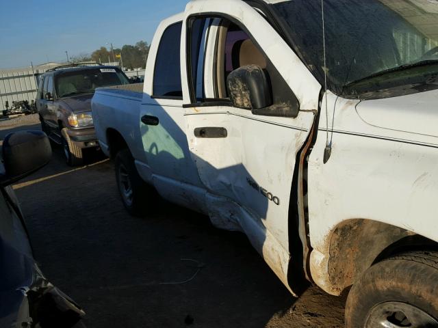 1D7HA18NX5J580418 - 2005 DODGE RAM 1500 WHITE photo 9