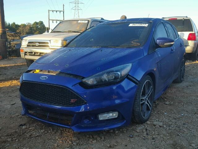 1FADP3L91FL200312 - 2015 FORD FOCUS ST BLUE photo 2