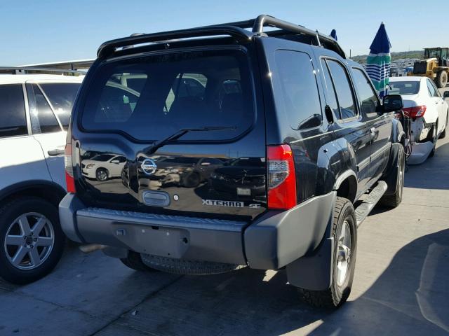 5N1ED28T23C661922 - 2003 NISSAN XTERRA BLACK photo 4