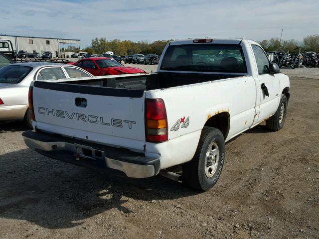 1GCEK14V81Z231477 - 2001 CHEVROLET SILVERADO WHITE photo 4