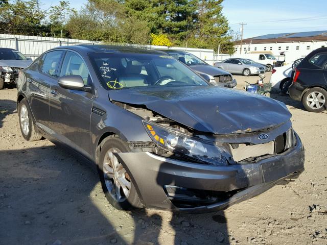 5XXGN4A74CG039082 - 2012 KIA OPTIMA EX GRAY photo 1