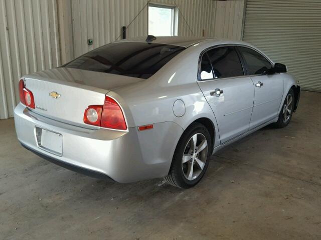 1G1ZC5EU3CF169480 - 2012 CHEVROLET MALIBU 1LT ვერცხლისფერი ფოტო 4