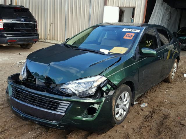 2T1BURHE1GC507457 - 2016 TOYOTA COROLLA GREEN photo 1