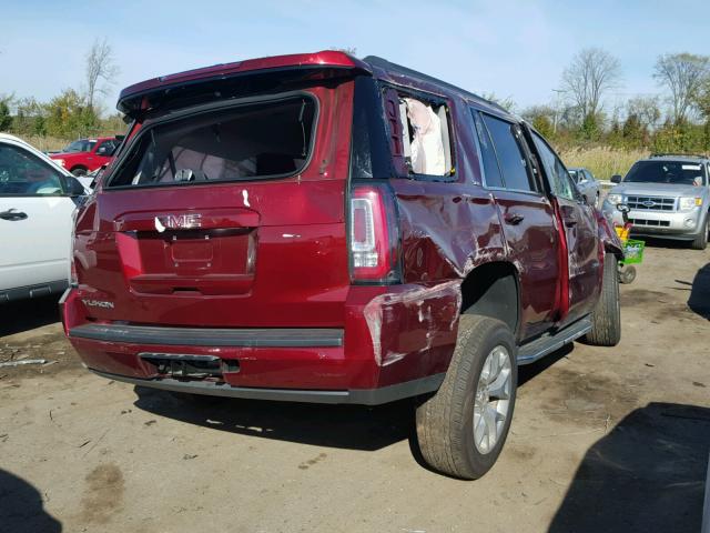 1GKS2AKC3HR223015 - 2017 GMC YUKON SLE RED photo 4