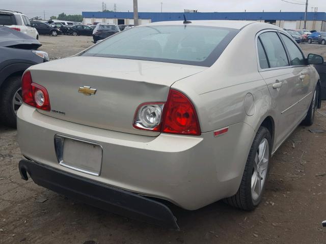 1G1ZB5EB8AF205307 - 2010 CHEVROLET MALIBU LS ბეჟი ფოტო 4