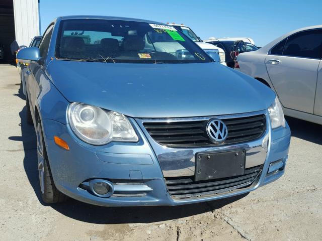 WVWDA71F67V028411 - 2007 VOLKSWAGEN EOS 2.0T S BLUE photo 9