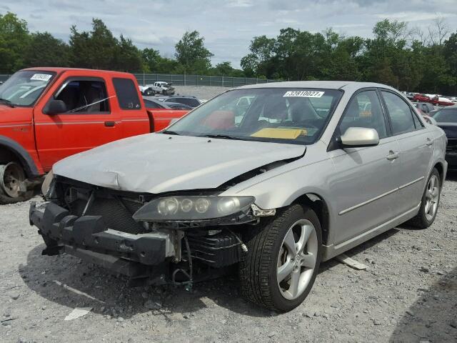 1YVHP80C075M38483 - 2007 MAZDA 6 SILVER photo 2