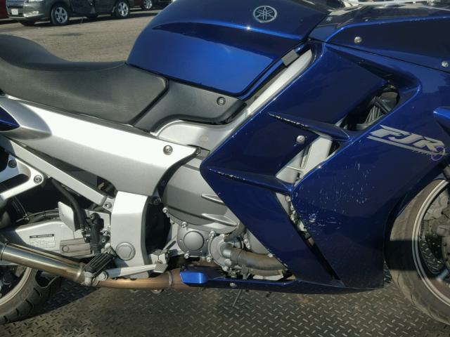 JYARP09Y85A000367 - 2005 YAMAHA FJR1300 AC BLUE photo 7