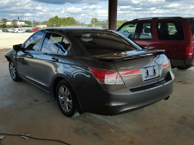 1HGCP2F44CA000503 - 2012 HONDA ACCORD LXP GRAY photo 3