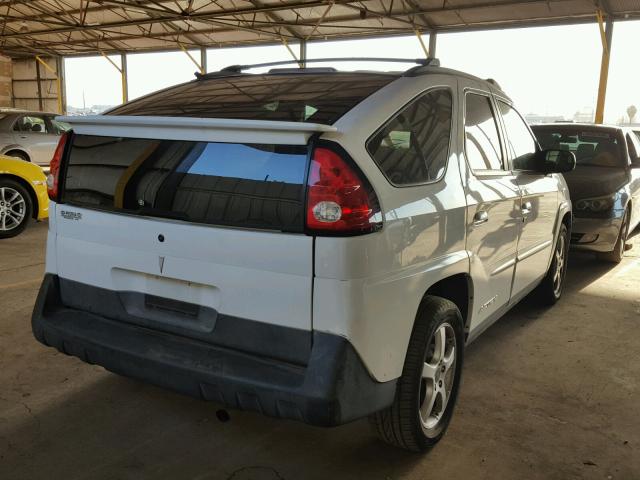 3G7DA03E83S565954 - 2003 PONTIAC AZTEK WHITE photo 4