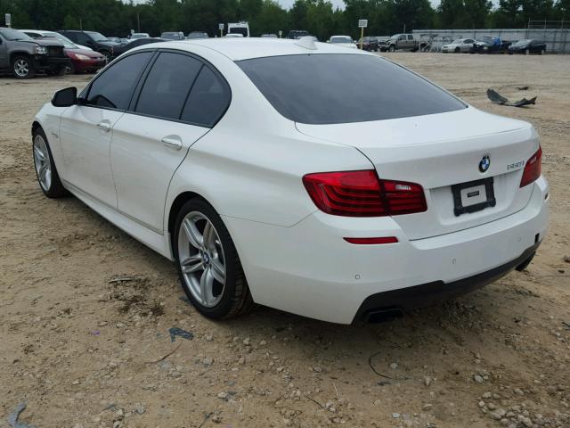 WBAKN9C59FD960700 - 2015 BMW 550 I WHITE photo 3