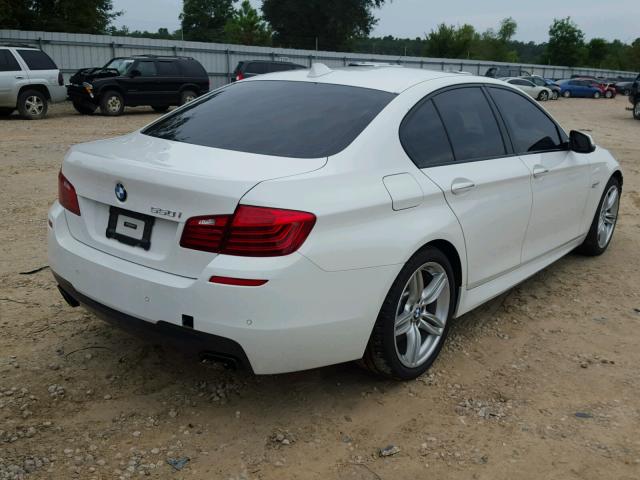 WBAKN9C59FD960700 - 2015 BMW 550 I WHITE photo 4