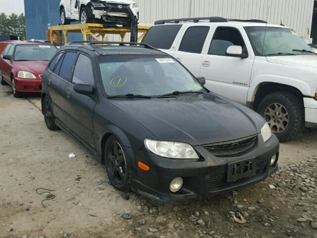 JM1BJ246321474313 - 2002 MAZDA PROTEGE PR BLACK photo 1