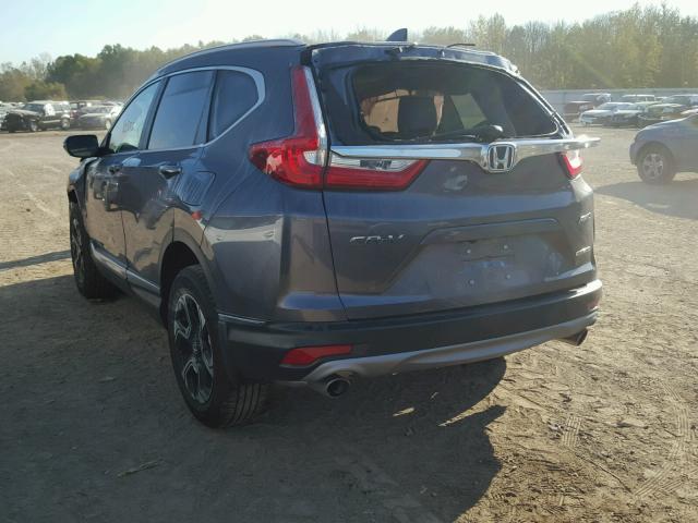 2HKRW2H96HH600122 - 2017 HONDA CR-V TOURI GRAY photo 3