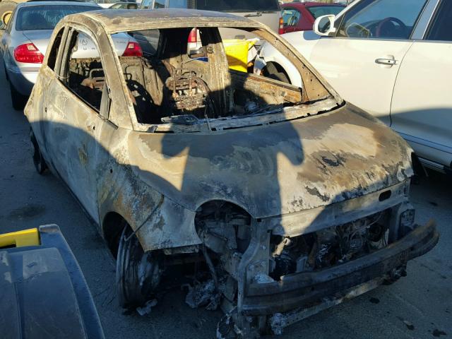 3C3CFFGE0HT547742 - 2017 FIAT 500 ELECTR BURN photo 1