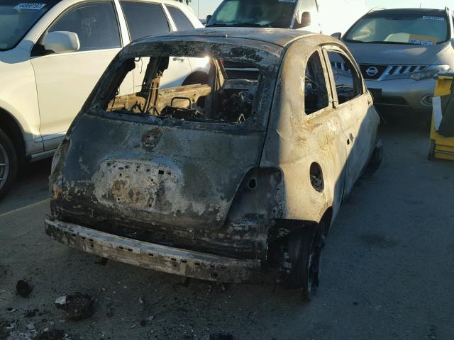 3C3CFFGE0HT547742 - 2017 FIAT 500 ELECTR BURN photo 4