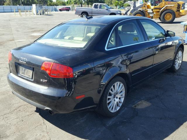 WAUAF78E56A180118 - 2006 AUDI A4 2 BLACK photo 4