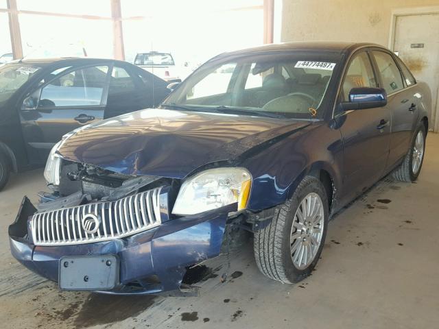 1MEHM421X6G610717 - 2006 MERCURY MONTEGO PR BLUE photo 2