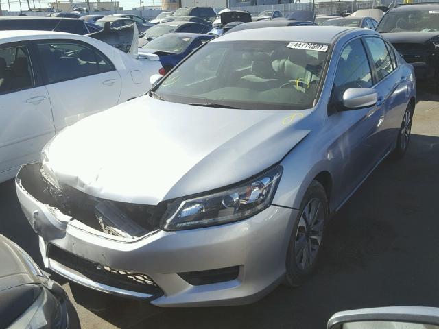 1HGCR2F32FA192204 - 2015 HONDA ACCORD LX SILVER photo 2