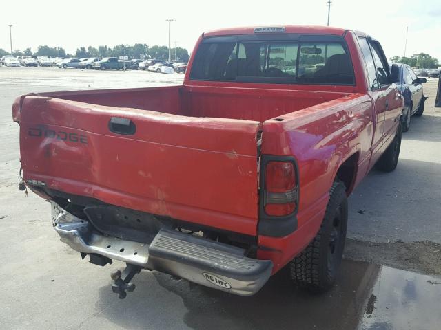 1B7HC13Y9YJ104719 - 2000 DODGE RAM 1500 RED photo 4