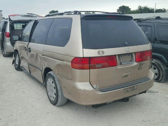 2HKRL1855XH527100 - 1999 HONDA ODYSSEY LX GOLD photo 3