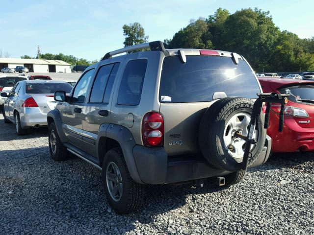 1J4GK38K55W514134 - 2005 JEEP LIBERTY RE GRAY photo 3