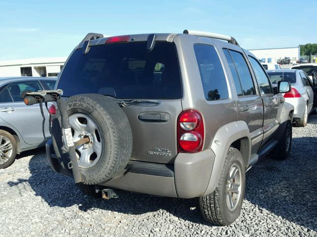 1J4GK38K55W514134 - 2005 JEEP LIBERTY RE GRAY photo 4