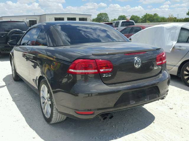 WVWBW8AH3EV000739 - 2014 VOLKSWAGEN EOS KOMFOR 灰色 照片 3