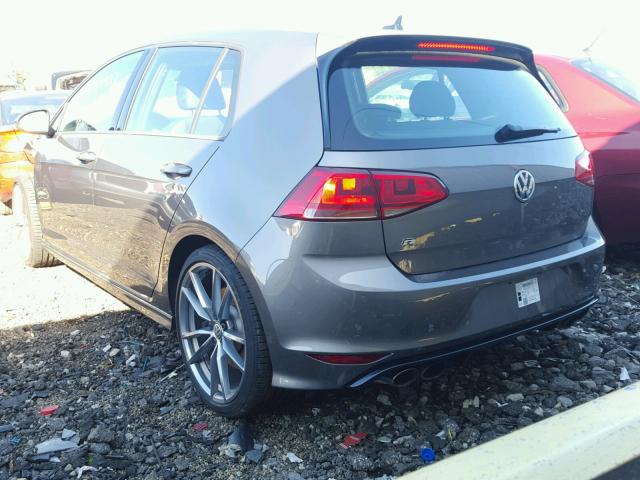 WVWVF7AU3HW137151 - 2017 VOLKSWAGEN GOLF R GRAY photo 3