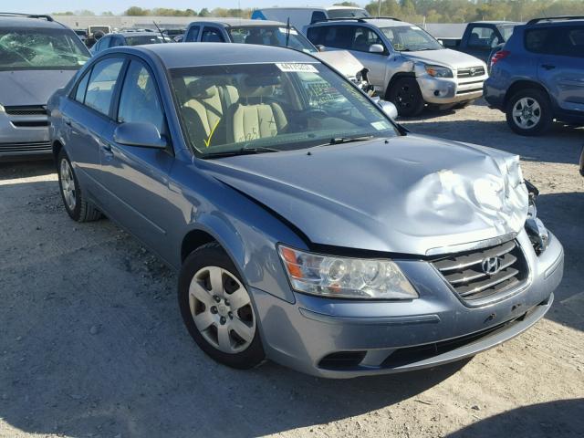 5NPET4AC3AH659501 - 2010 HYUNDAI SONATA GLS BLUE photo 1