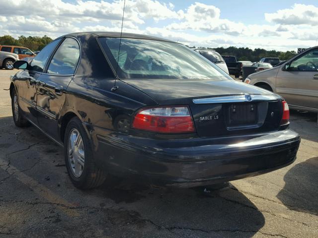 1MEFM55S05A619333 - 2005 MERCURY SABLE BLACK photo 3