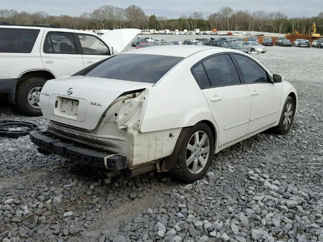 1N4BA41E65C867079 - 2005 NISSAN MAXIMA WHITE photo 4