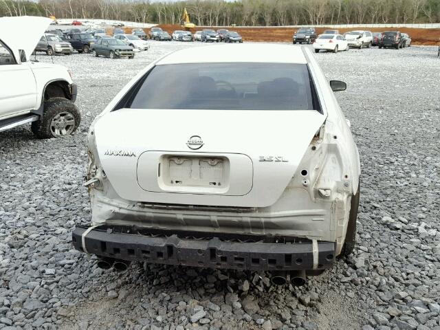 1N4BA41E65C867079 - 2005 NISSAN MAXIMA WHITE photo 9