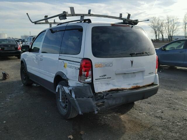 1GMDU23L16D215066 - 2006 PONTIAC MONTANA SV WHITE photo 3